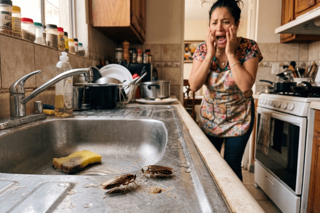 Como eliminar las cucarachas de la cocina
